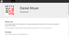 Desktop Screenshot of intrepidcoder.com