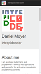 Mobile Screenshot of intrepidcoder.com